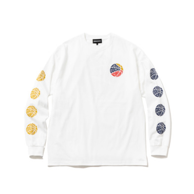 【BEAMS SPORTS×KINGS】BEAMS SPORTS ボールプリントロングスリーブTシャツ